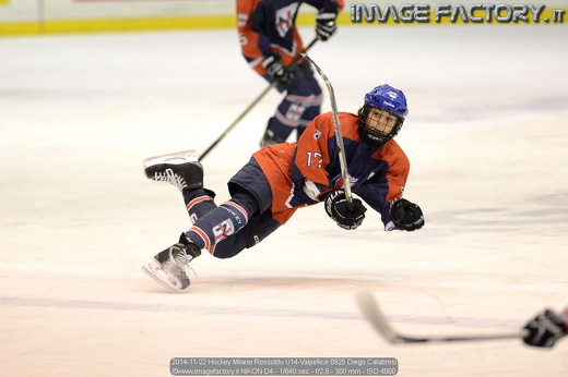2014-11-22 Hockey Milano Rossoblu U14-Valpellice 0525 Diego Calabresi
